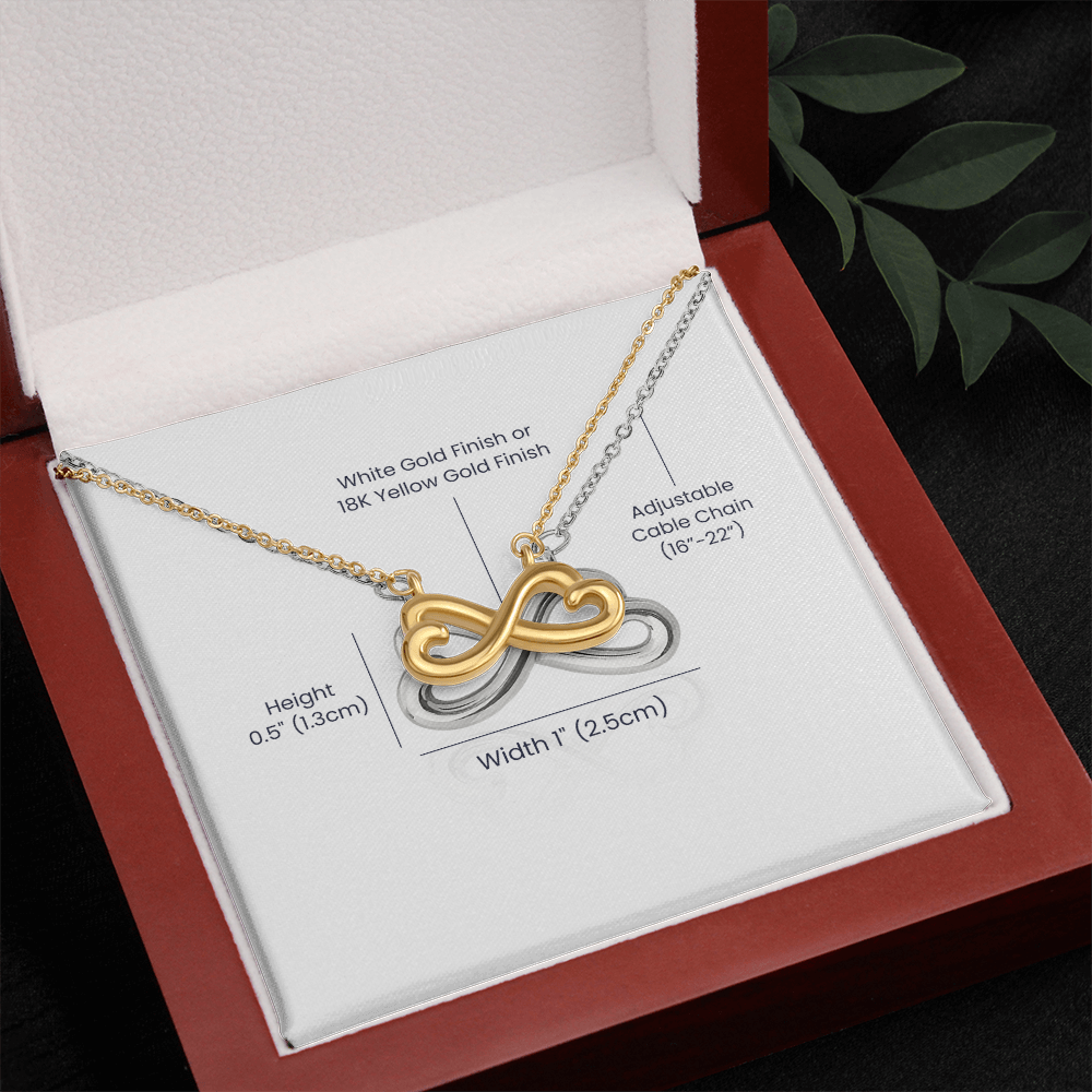 Gorgeous Dual Heart Necklace