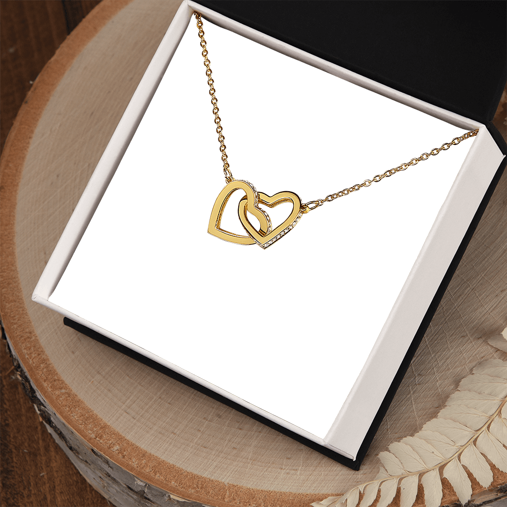 Stunning Interlocked Hearts Necklace