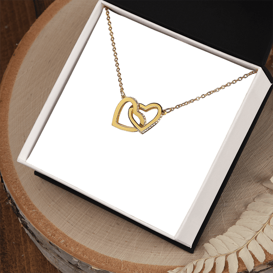 Stunning Interlocked Hearts Necklace