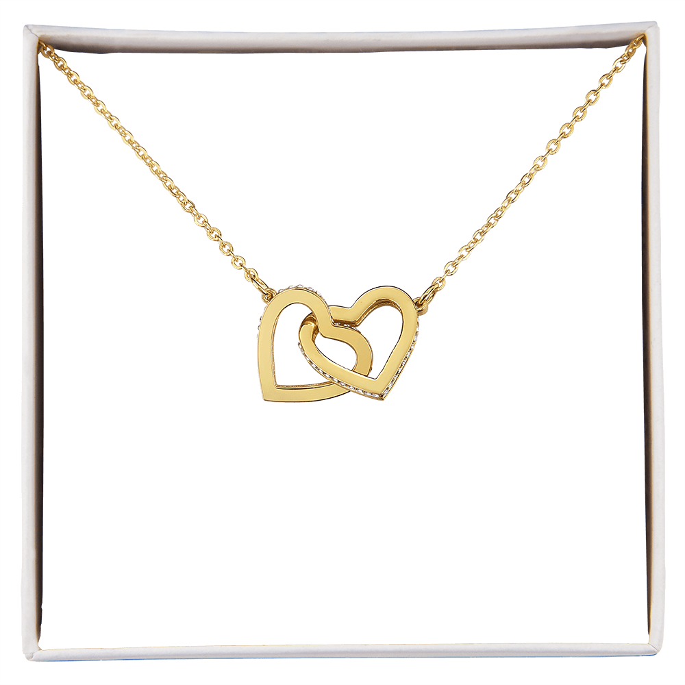 Stunning Interlocked Hearts Necklace