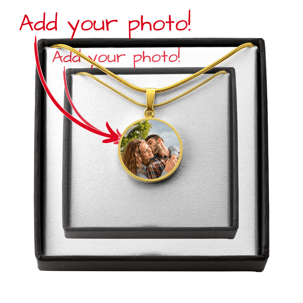 Unique Keepsake Necklace you can Engrave & place a beautiful Photo.