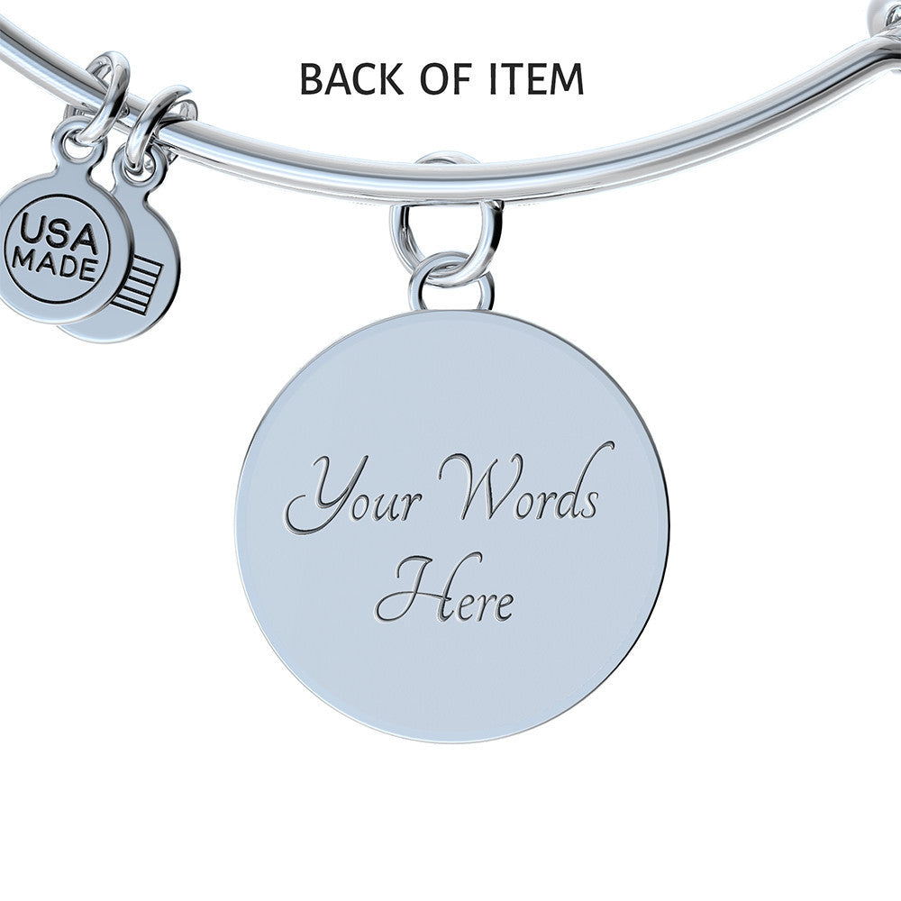 Exquisite Customisable Beautiful Bangle to keep close to your heart