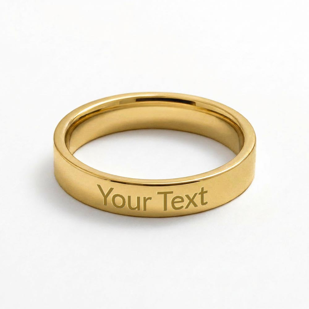Engravable Ring, unique and special gift for someone special.