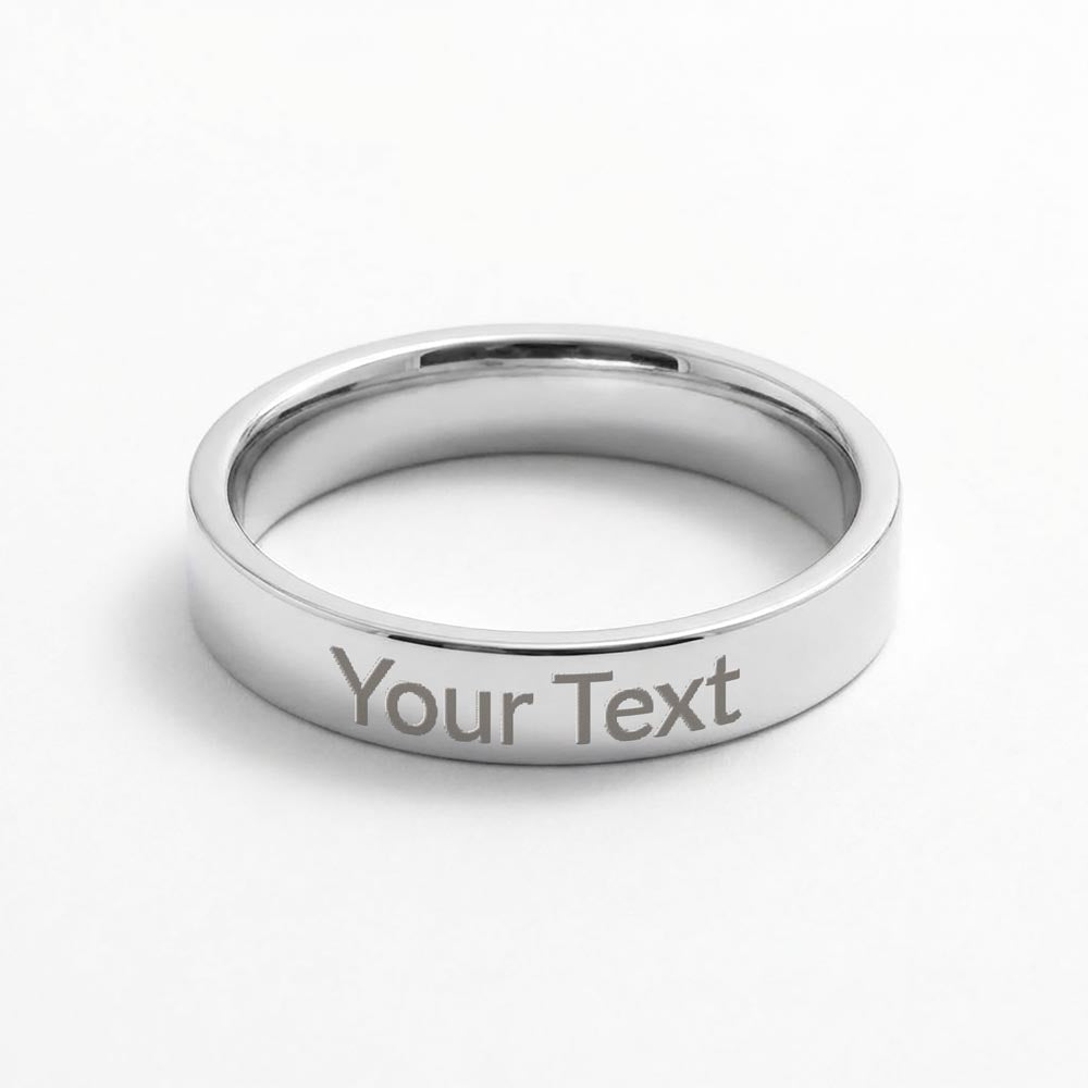 Engravable Ring, unique and special gift for someone special.