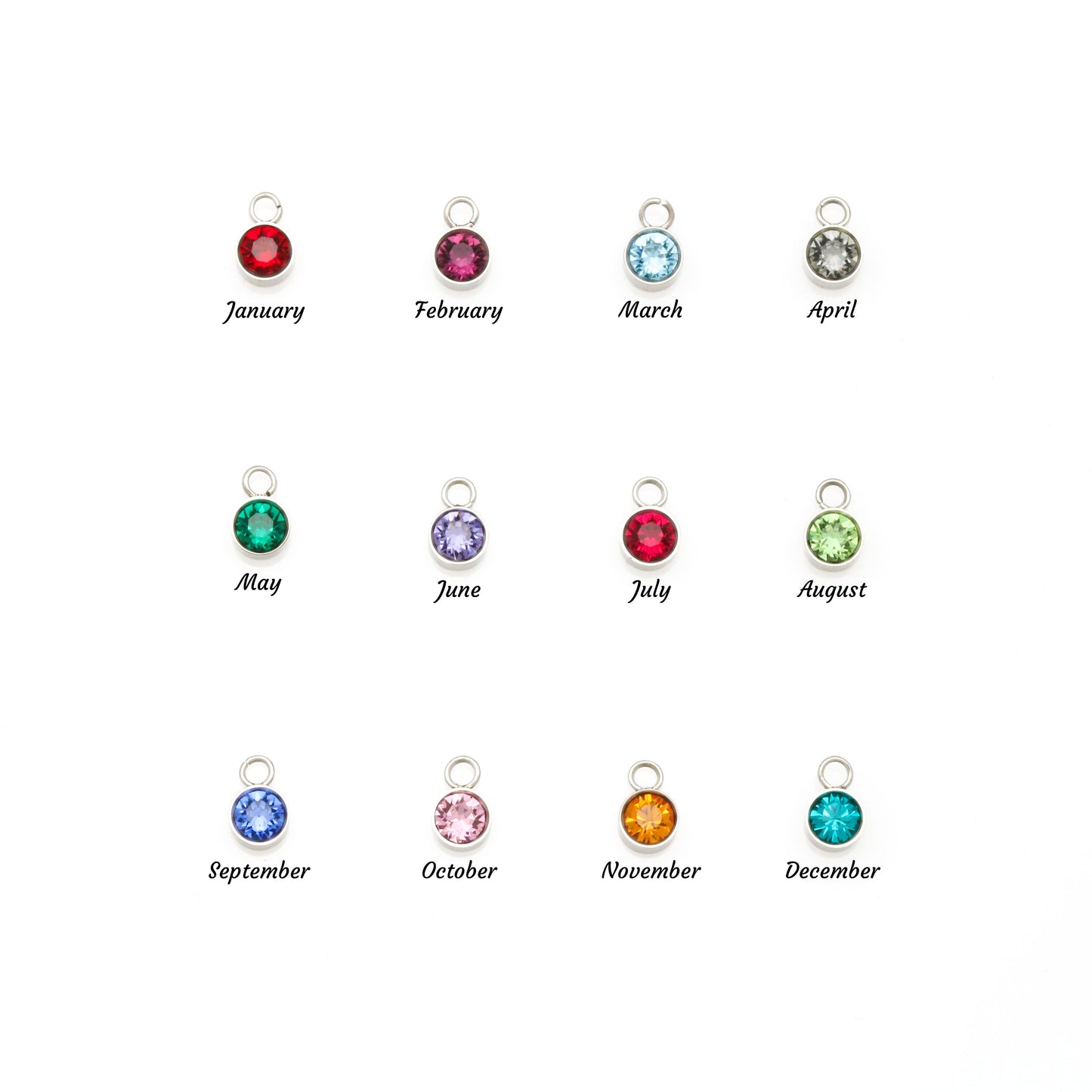 Stunning Keepsake; Customisable Name & Birthstone Necklace