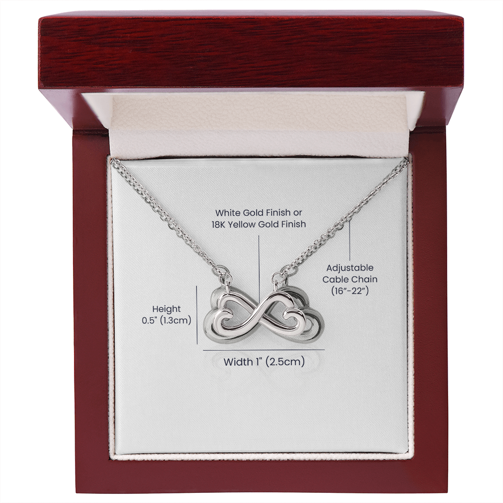 Gorgeous Dual Heart Necklace