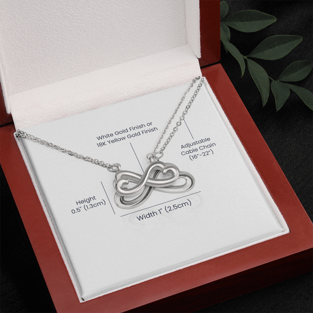 Gorgeous Dual Heart Necklace