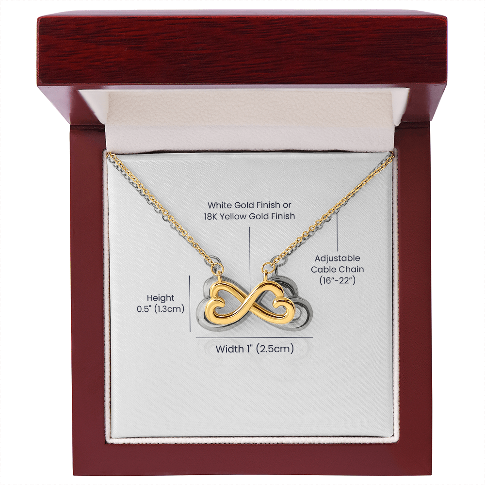Gorgeous Dual Heart Necklace