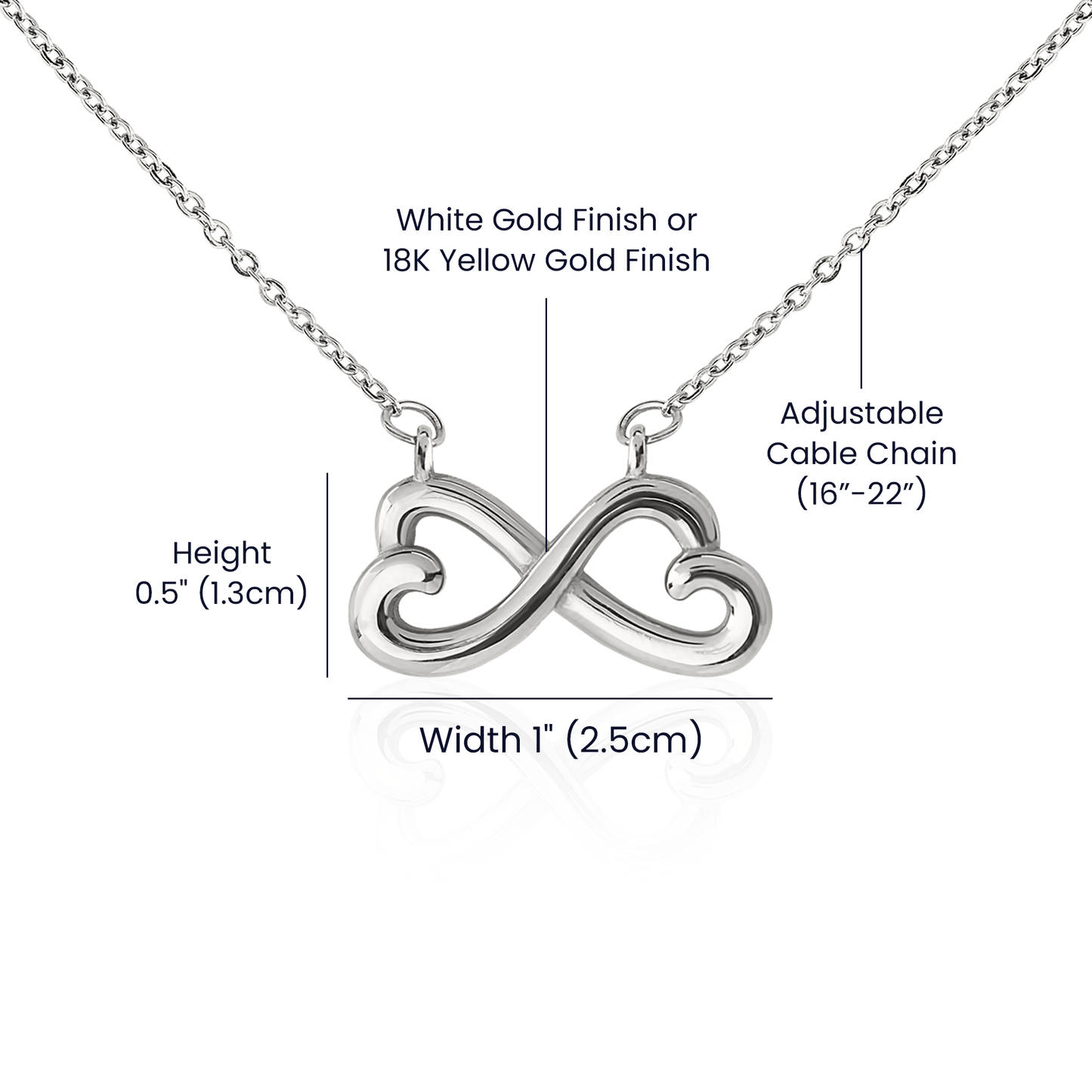Gorgeous Dual Heart Necklace