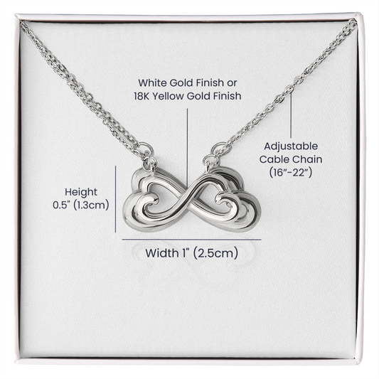 Gorgeous Dual Heart Necklace