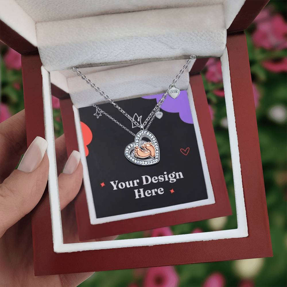 So Unique & Heartmelting is this Gorgeous Keepsake, BABY FEET necklace