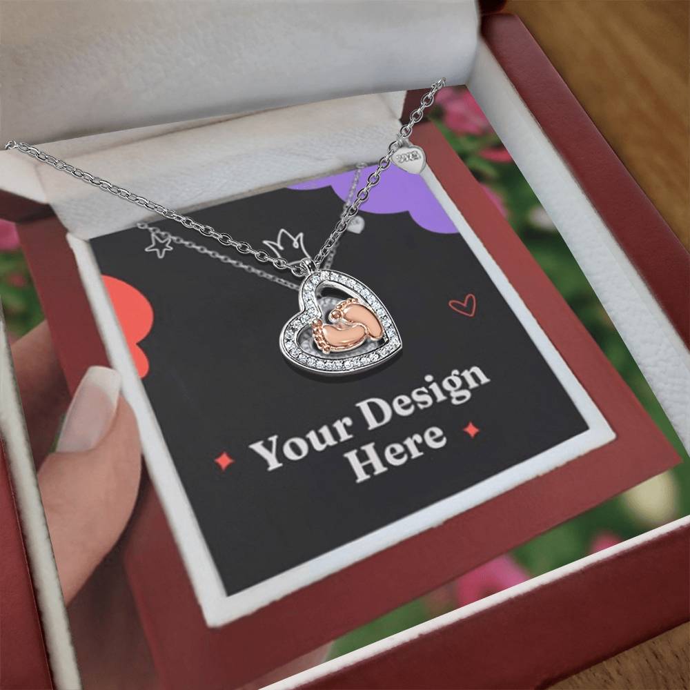 So Unique & Heartmelting is this Gorgeous Keepsake, BABY FEET necklace